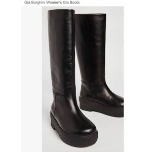 Gia Borghini Chunky Leather Boots
